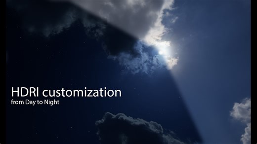 Tutorial. HDRI Customization: from the Day to the Night