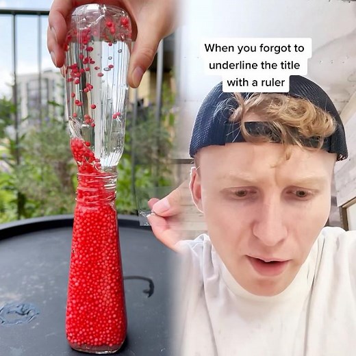 When you forgot to underline the title with a ruler 😅 #fyp #foryou #relate #school