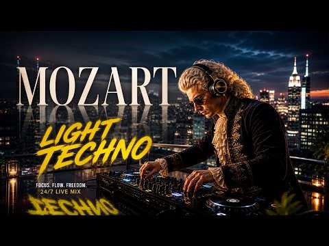 Mozart Techno | Light Night Flow Experience