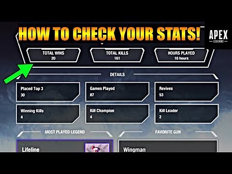 How To Check Your Stats in Apex Legends!