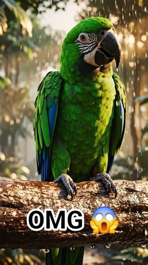Real Parrot Did Something UNBELIEVABLE 😱 #parrot #wildlife #aiVideo #viralshorts #nature #birdlover