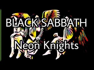 BLACK SABBATH - Neon Knights (Lyric Video)