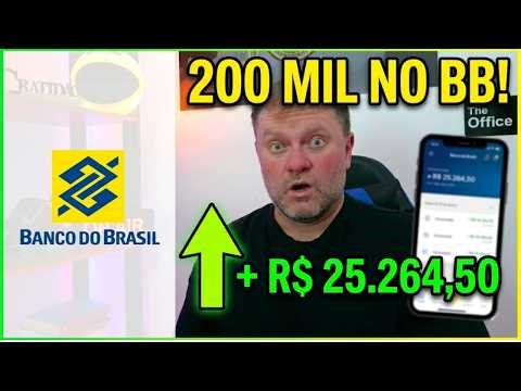 Melhor Investimento do Banco do Brasil! Quanto Rende 200 mil reais no CDB do Banco do Brasil?