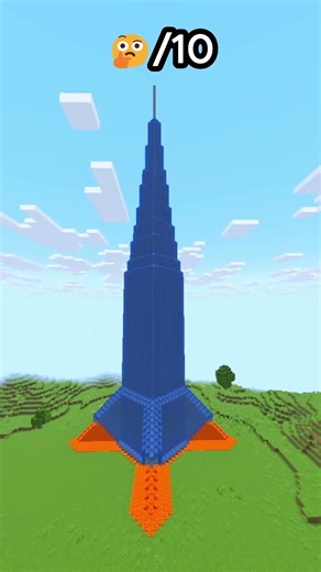 Minecraft Rocket Base – Epic Creative Build 🚀✨ #shorts