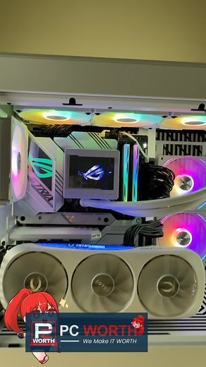6.1K views · 41 reactions | 200K White PC build ❄️懶 #PCWORTH #worthit #pcgaming #pc #pcgamer #pcbuild #pcsetup #PCset #pcgamingsetup #pcgamingcommunity #gamers #gaming #pcbuilder #pcbuilding #gamingpc #gamingpcbuild #fypシ゚ #fypシ゚viral #fyppage #fypviral | PC WORTH | Facebook