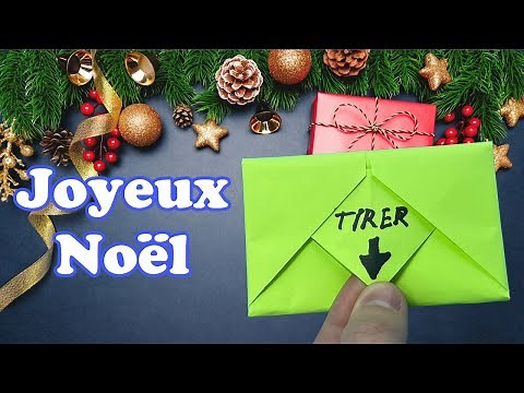 Christmas Origami Envelope | How to make a paper envelope for Christmas wishes
