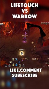 Lifetouch Staff Vs Warbow - Corrupted Dungeon | Meta Build | Albion Online #albionpvp