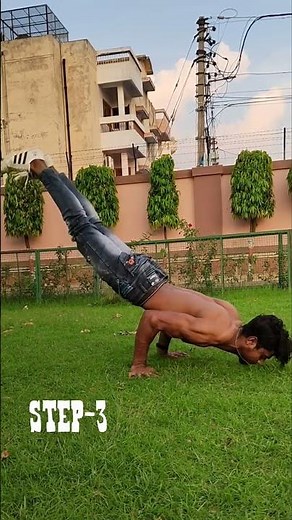 90° Degree handstand Push-up Tutorial 💯 #junedfitness