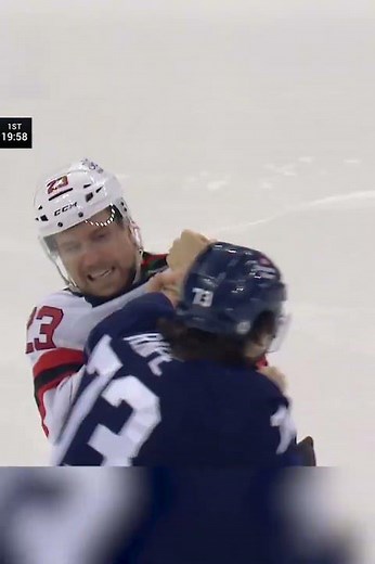 HUGE brawl and eight players ejected within 2 seconds of Rangers vs. Devils! 👊😮 | #nhl