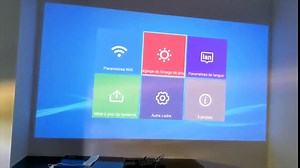 Projector Native 1080P Ultra HD Support 4k&Zoom/300''/Dust-Proof/HiFi/5G WiFi Home Theater Compatible with Smartphone/PC/TV Box/HDMI/USB