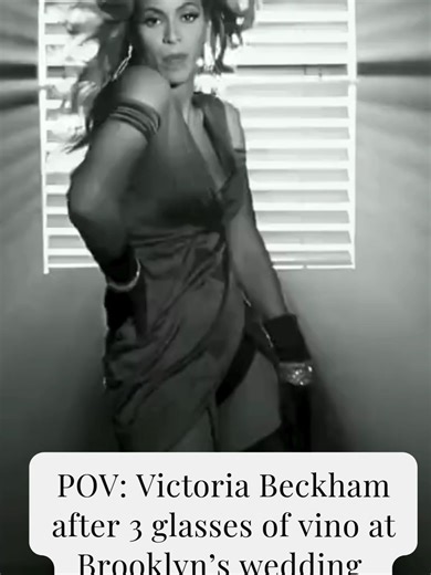 New released footage of Victoria Beckham at her sons wedding dancing. I don’t get why she’s getting so much hate… We’ve all danced inappropriately at someone’s wedding at least once. Some of us just didn’t have paparazzi there. #trendingvideo #victoriabeckham #BrooklynBeckham #BrooklynWedding