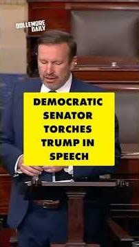 Senator Chris Murphy Warns Americans Not to Let Trump's Corruption Feel Normal #DollemoreDaily #News