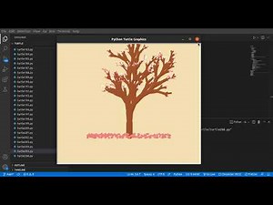 Draw a beautiful cherry blossom tree in python - App Stack