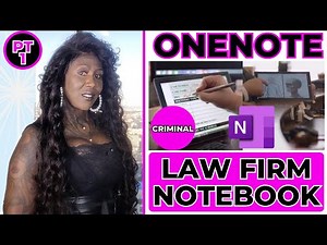 How to Make a OneNote (CRIMINAL) Law Firm Notebook (Part 1)