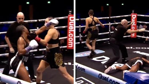 Boxer on debut pulls off big KO