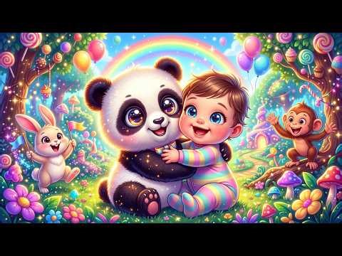 🌈🐼 Magical Panda Adventure Song | Cute Baby Panda Dance for Toddlers & Preschoolers