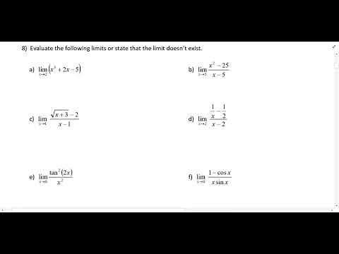 Calc Final Exam Review 1