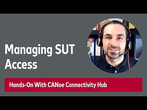 CANoe4SW and CANoe Connectivity Hub: Managing Access to Systems Under Test