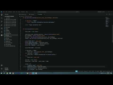 LLM Security Gateway using Python