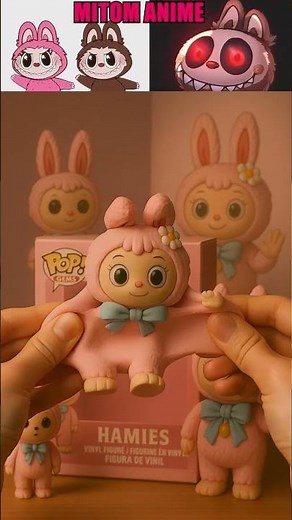 Unboxing Glue Labubu x New Labubu Pink #labubu #unboxing