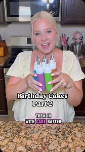 33K views · 12K reactions | Part 2 of making my birthday cakes for this weekend! Today we piped & filled in our cake designs with cake batter! Come back tomorrow for part 3 where we’ll assemble our baked cakes & Cakewiches  #cake #cakedecorating #cakesandwich #cakedesign #cakeart #cakes #homebaker #baking #birthday #birthdaycake cake | Dani Bell | Facebook