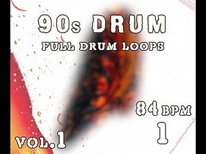 [FREE] 90's Drum Packs 84 BPM 1 [Full Drum Loops ] | Royalty Free Old School Music Loops & Samples