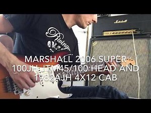 Marshall 2006 Super 100JH JTM45/100 Jimi Hendrix Head and 1982AJH 4x12 Cab