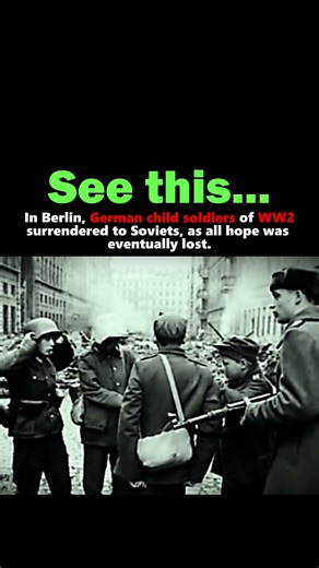 The German Child Soldiers SURRENDERING in WW2 #history