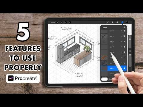 5 Procreate features you're probably not using properly - from an architect (+ FREE PDF)