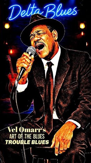 Trouble Blues | Vel Omarr Sings the Sam Cooke–Style Classic (Charles Brown Delta Blues Short)