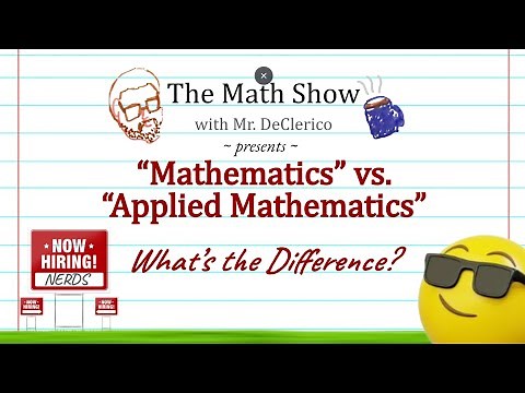 "Mathematics" vs "Applied Mathematics" - What's the Difference?