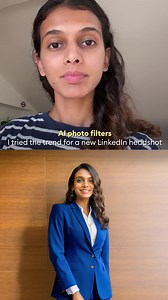19K views · 234 reactions | Level up your professional game effortlessly with Remini!  Show your best self with stunning headshots for resumes or LinkedIn profiles. Let Remini's AI work its magic, enhancing your image with just a tap. Boost your career potential with confidence and style! #remini #reminiapp #aifilters #aipowered #trend | Remini - AI Photo Enhancer | Facebook