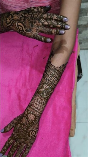 Heavy Bridal full Back hand Mehndi Design | FullHand Mehndi #BridalMehndiDesign #HeavyMehndi #henna
