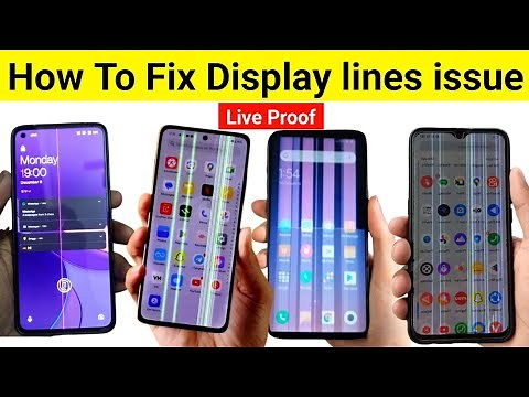 how to fix lines on your phone screen/how to fix lines on my phone screen | display line problem ⚠️