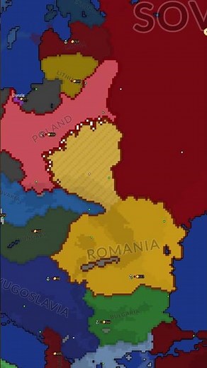 Poland vs Romania #countryball #history #viral #battle #mapping #empire #whatif #japan #mapping