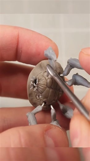 PART 1 I made 2 crabs fighting on earth #crab #earth #polymerclay #northoftheborder #foryou | North of the Border