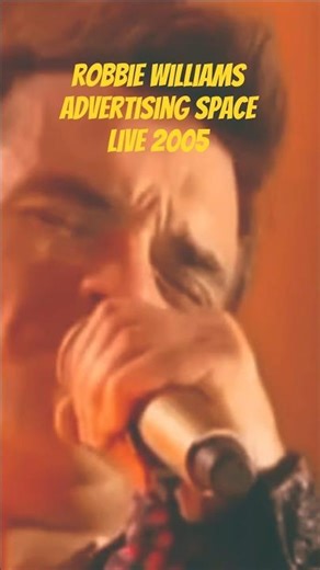 Robbie Williams Advertising Space Live 2005