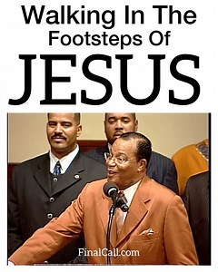 "I know Jesus. I’m one of His followers."--The Honorable Minister Louis Farrakhan #Farrakhan #Jesus | Justice or Else: 10 10 15 Million Man March Anniv.