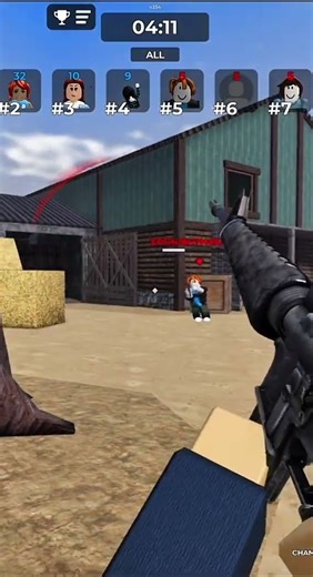 Roblox Gun Game Be Like 💥😂 #shorts