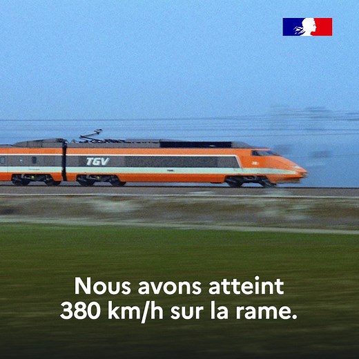 23K views · 637 reactions | Trois cent quatre-vingts kilomètres à l'heure. Il y a 40 ans, le TGV battait son premier record de vitesse. C'est grâce aux cheminots que l'on voit sur ces images d'archives de la SNCF que nous pouvons traverser le pays en quelques heures. Bon anniversaire et longue vie au TGV ! | Jean Castex | Facebook