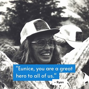 Today, on what would have been our founder Eunice Kennedy Shriver’s 100th birthday, we want to share a special opportunity to celebrate her legacy and athletes everywhere. Thanks to our Founding Partner, The Coca Cola Company, when you make a donation before midnight, it will be DOUBLED to help people with intellectual disabilities become champions on and off the field. Match your gift now: http://bit.ly/doublegiftohio | Special Olympics Ohio