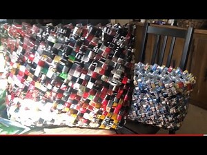 How to make recycle coffee bags into a basket