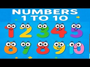 Learn Numbers 1 to 10 for Kids | Fun Counting Cute Cartoon Numbers