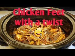 #ChickenFeet #CrockPot #TheSageFamily HOW TO COOK CHICKEN FEET WITH A TWIST | CROCK POT COOKING