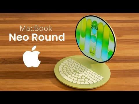 MacBook Neo Round – The Future of Curved Computing (Concept)