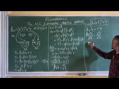 The OLS Estimator: Matrix Approach