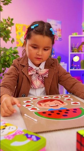 😊 Ta-da! WATERMELON SEED MATH GAME — Hands-On, EASY, and TASTY-Looking! 🍉✨ #shorts #fun