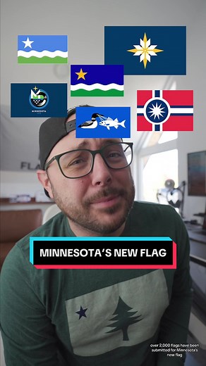 #minnesota is getting a new #flag! I’ve rounded up the best #flags from the contest to show my favorites and the funniest submissions. #flagsforgood #vexillology #minnesotacheck #mn #flagtiktok