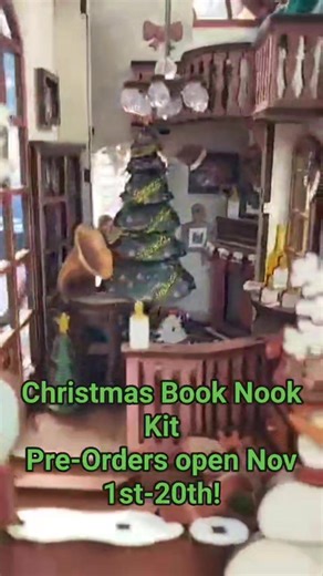 Pre-Orders for November's Book Nook Kit are open now! Orders will be placed on November 20th for this kit, so get yours soon! Missed out on Shakespeare's Bookstore, or the Owl Bookshop Kits? No problem, those are on our pre-order list as well! | A New Chapter | Facebook