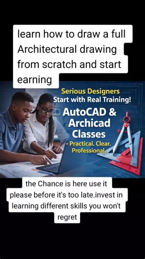 the Chance is here use it please before it's too late.invest in learning different skills you won't regret#fyp #architecture #autocad#archicad#tutoria